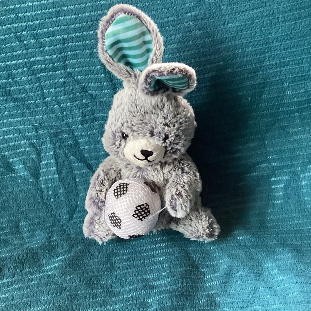 Dan Dee Soccer Sports Bunny Plush 8" Cute Spring Stuffie